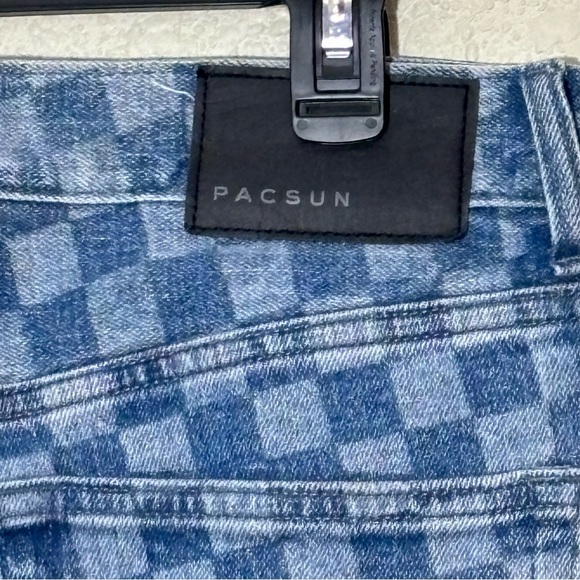 PacSun Eco Holden Slim Taper Checkered Comfort Jeans. Men’s 31x32 - Picture 10 of 11